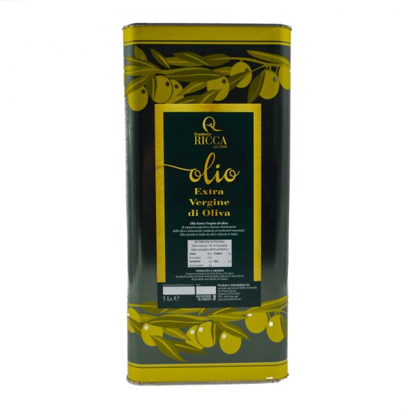 Olio Extra Vergine di Oliva in Lattina 5l